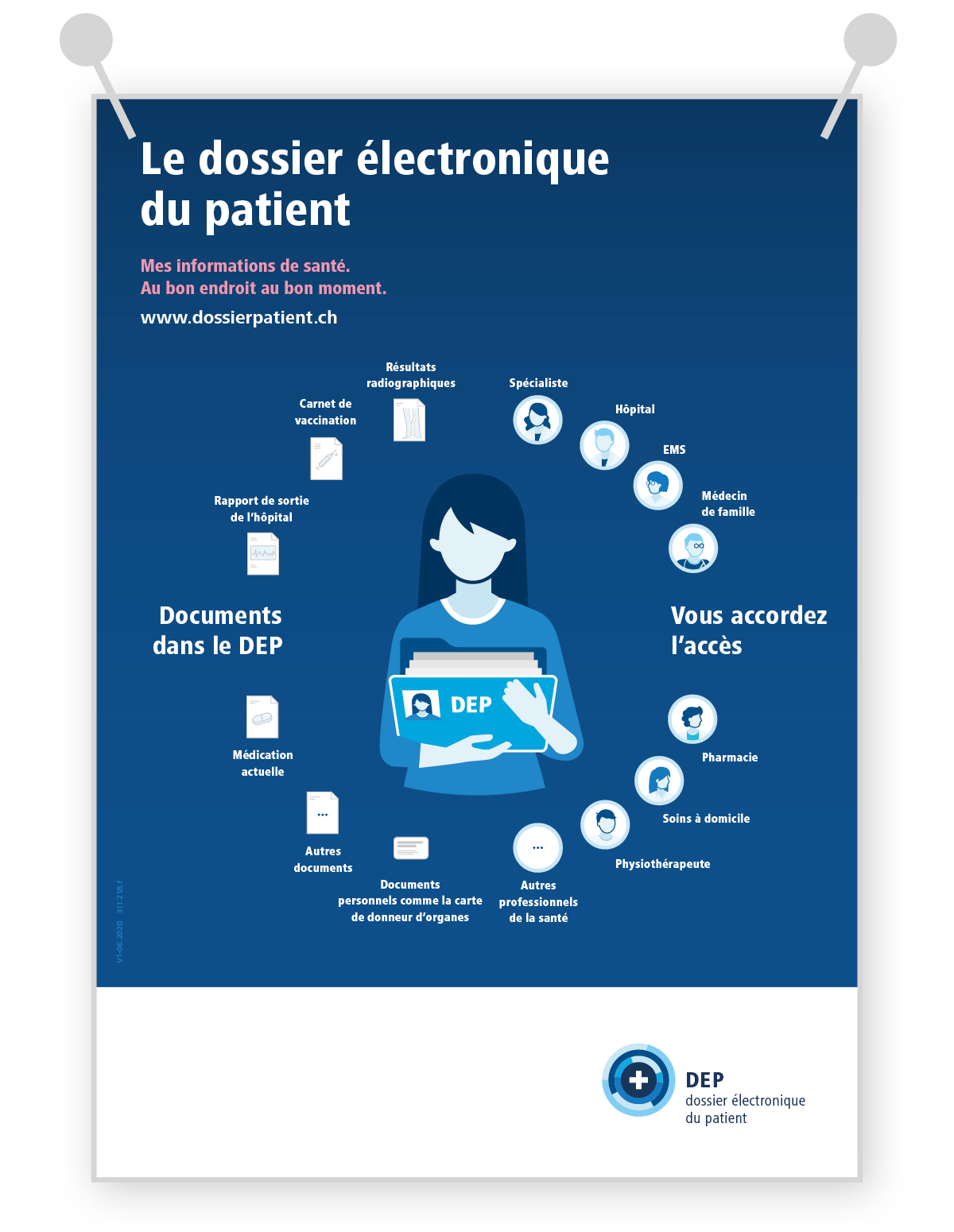 Affiche sur le DEP